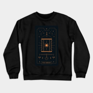 The Hermit Tarot Card Crewneck Sweatshirt